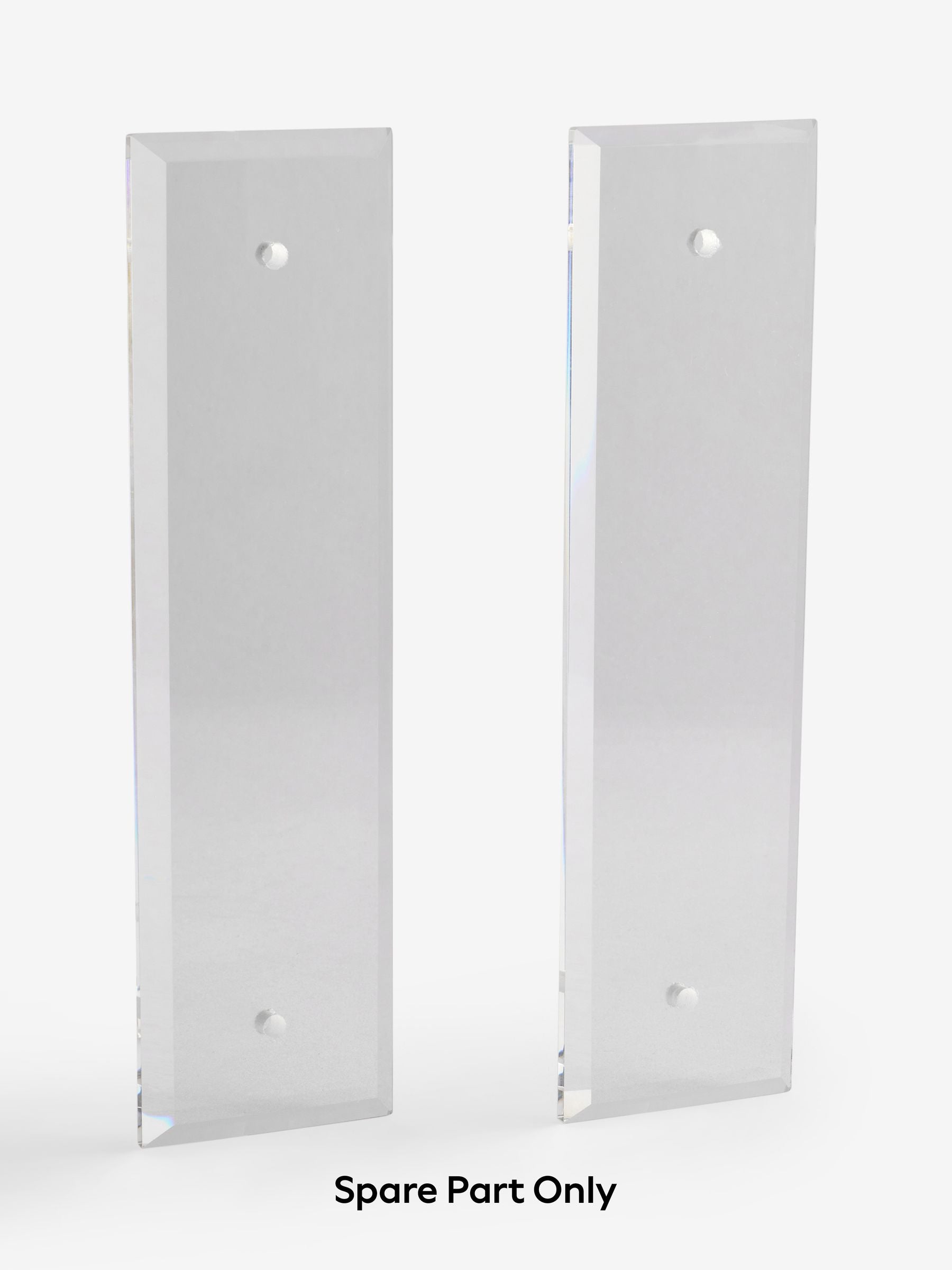 Clear Tatton chandelier spare glass panel for E47245, imported from the UK