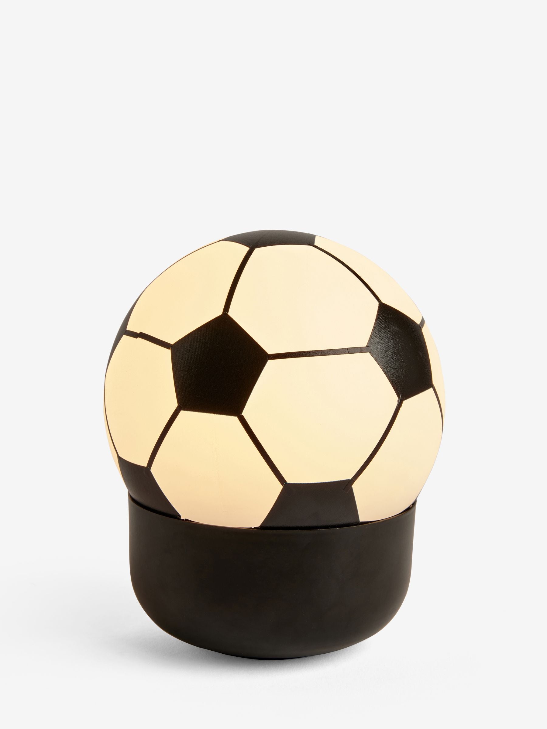Black Pod rechargeable football touch lamp - British product