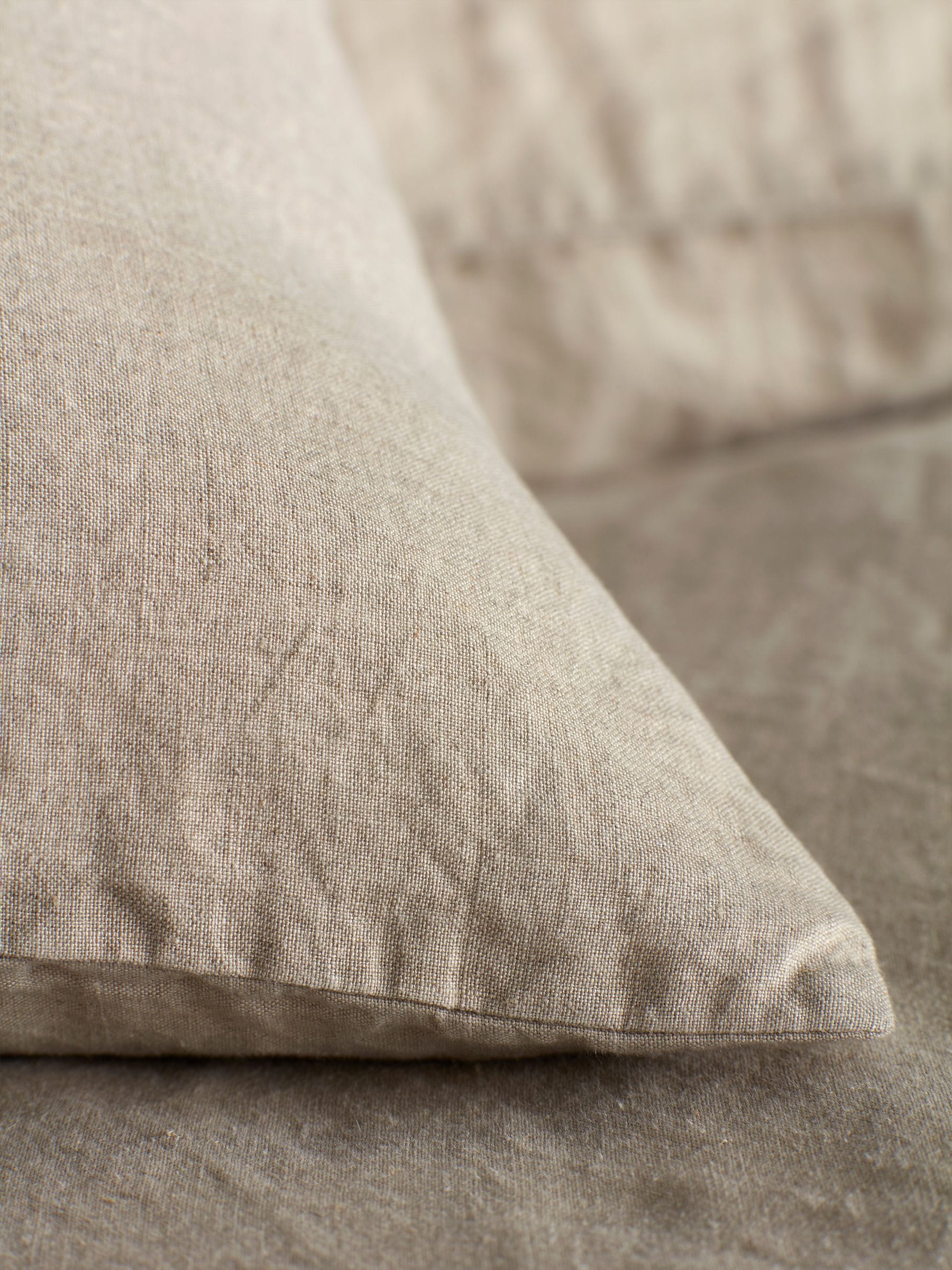Secret Linen Store natural linen pillowcase - British product