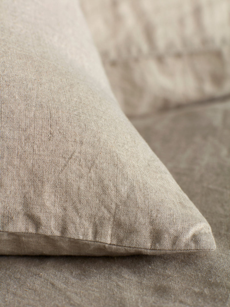 Secret Linen Store natural linen pillowcase - British product