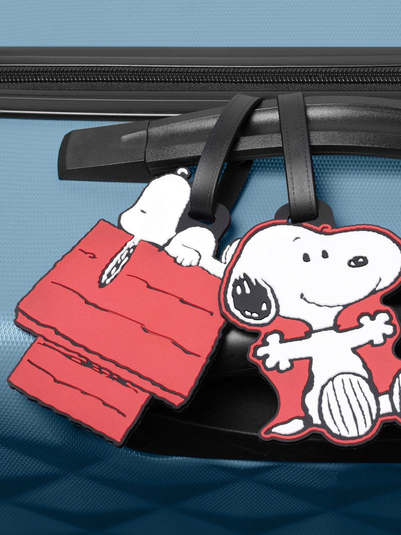 Peers Hardy Peanuts Snoopy silicone luggage tags, UK version