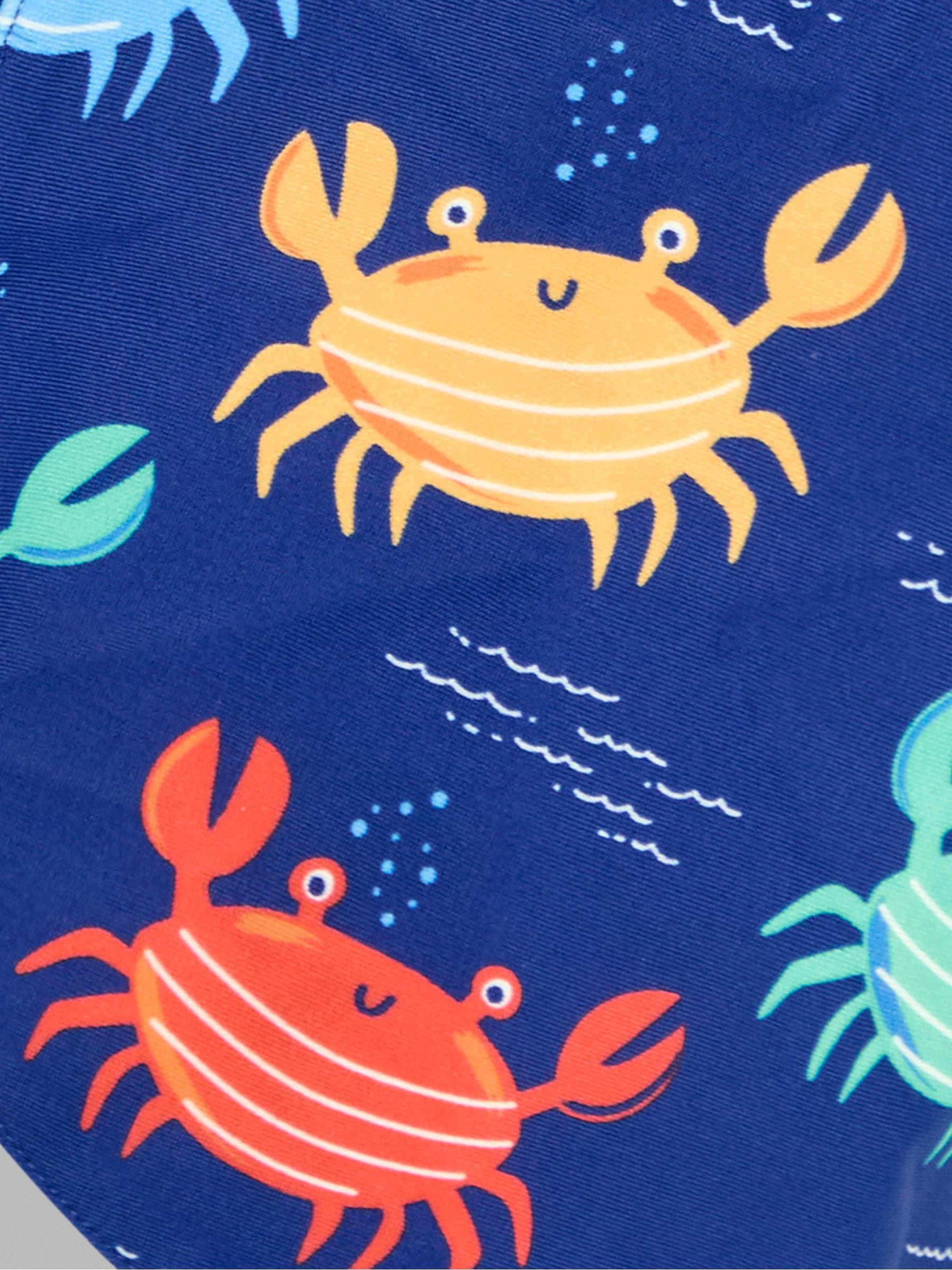 JoJo Maman Bébé Navy Crab sun hat, imported from the UK