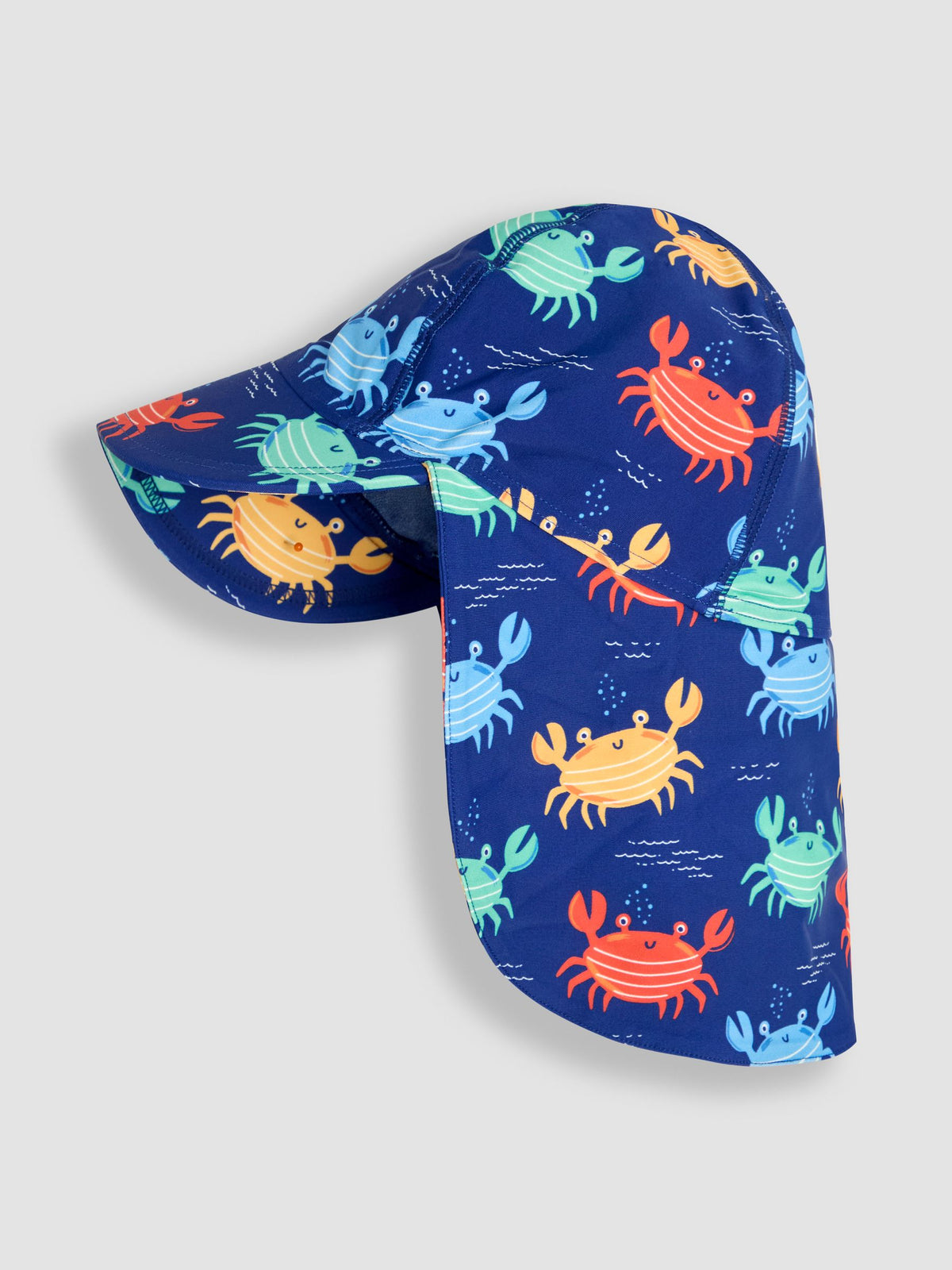 JoJo Maman Bébé Navy Crab sun hat, imported from the UK