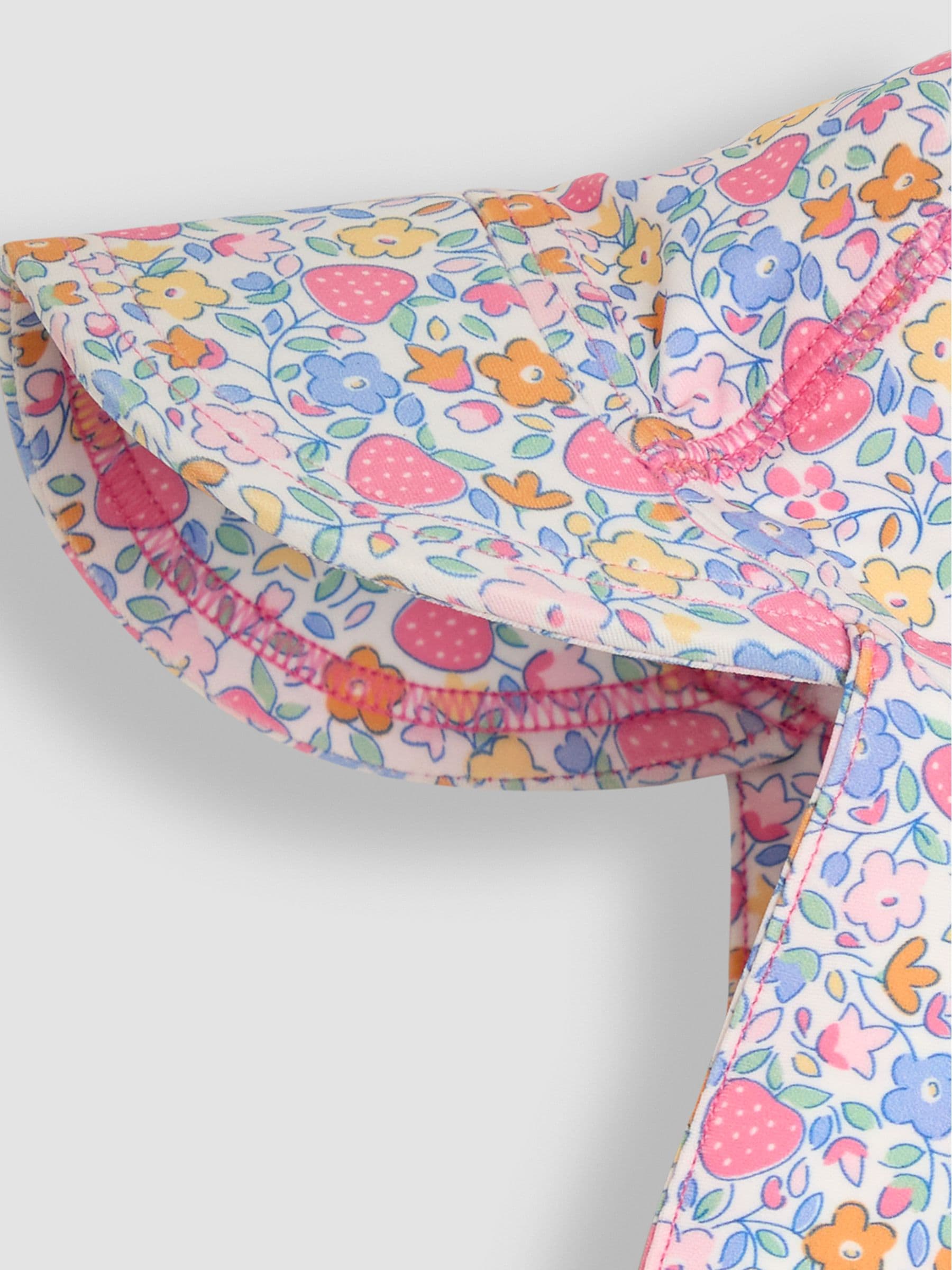 JoJo Maman Bébé strawberry ditsy swim hat - British product