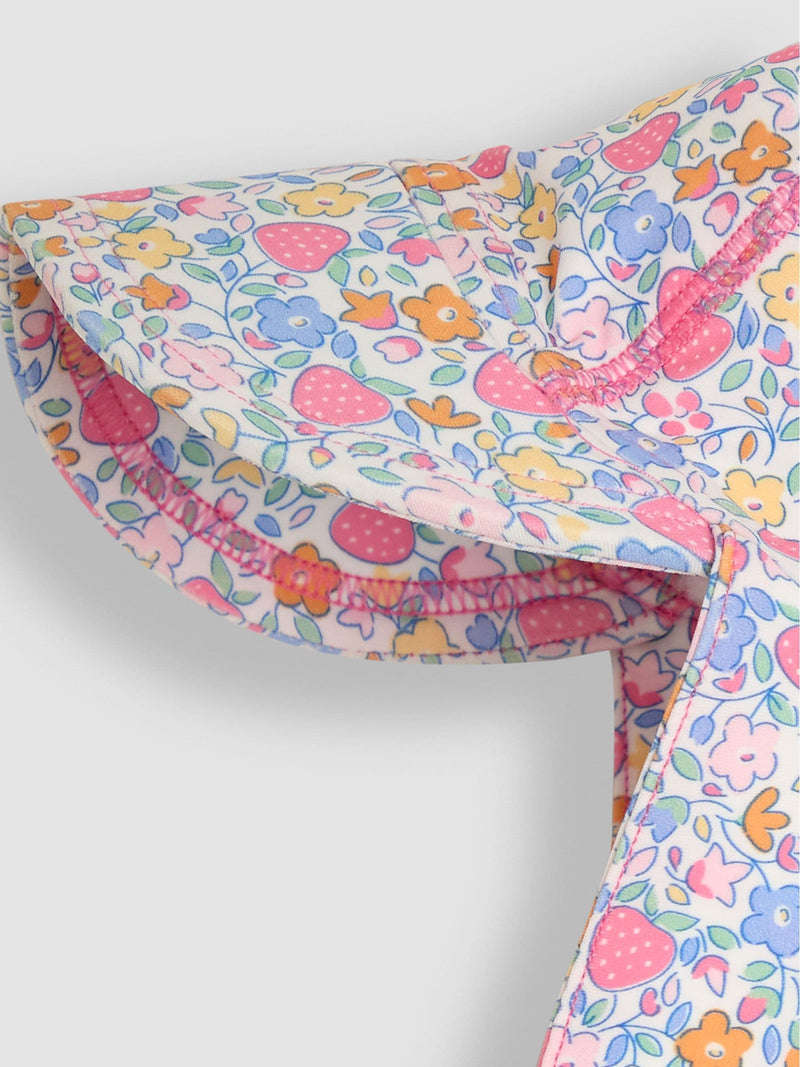 JoJo Maman Bébé strawberry ditsy swim hat - British product