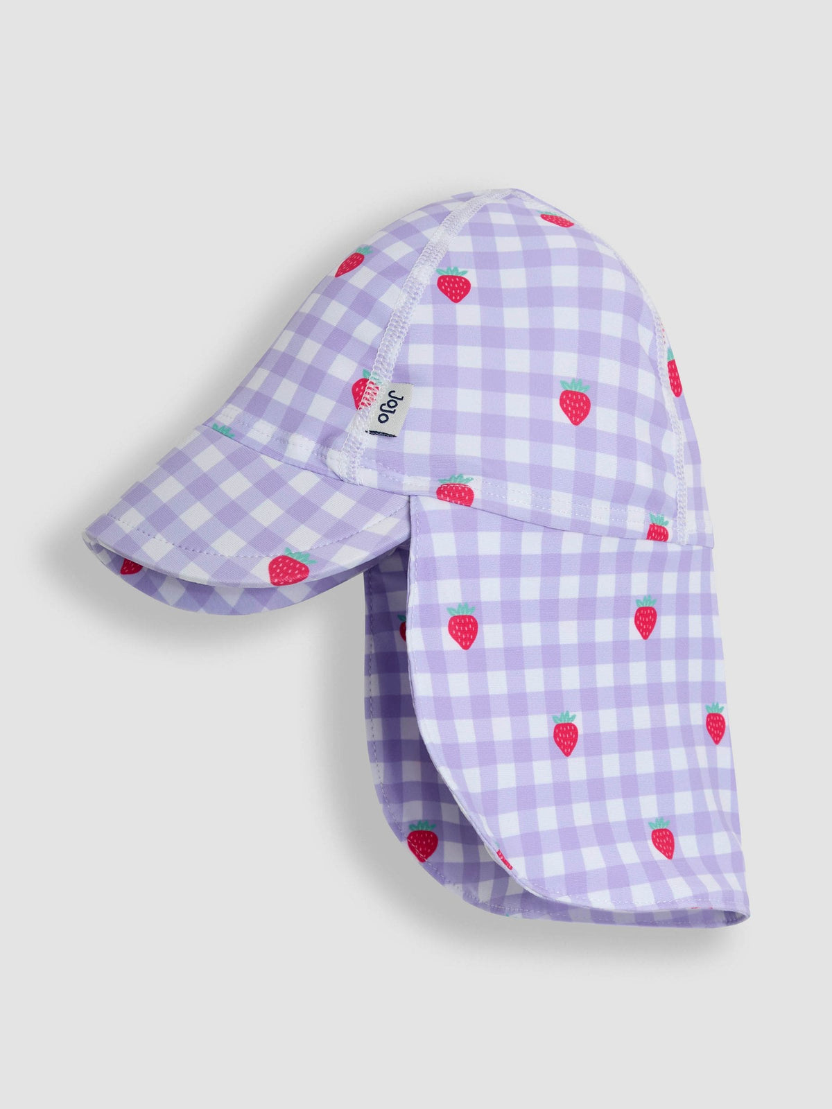 JoJo Maman Bébé swim hat lilac strawberry - British product