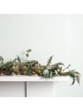 Lights4fun pre lit frost berry and pinecone garland 2m, UK version