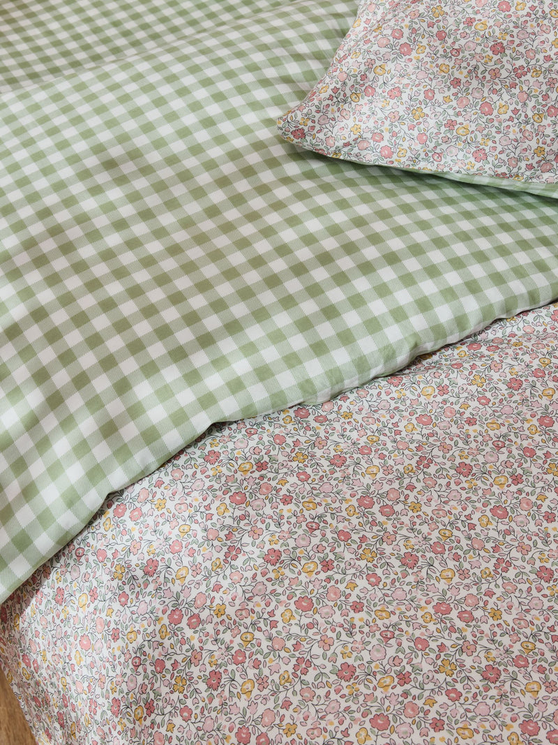 Jojo Maman Bébé ditsy floral duvet cover and pillowcase set, UK version