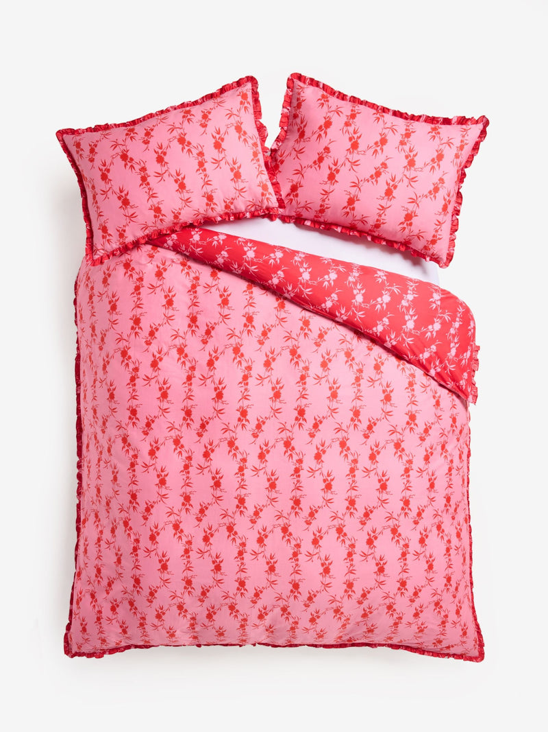 Rockett St George Sunset Floral duvet cover set, imported from the UK