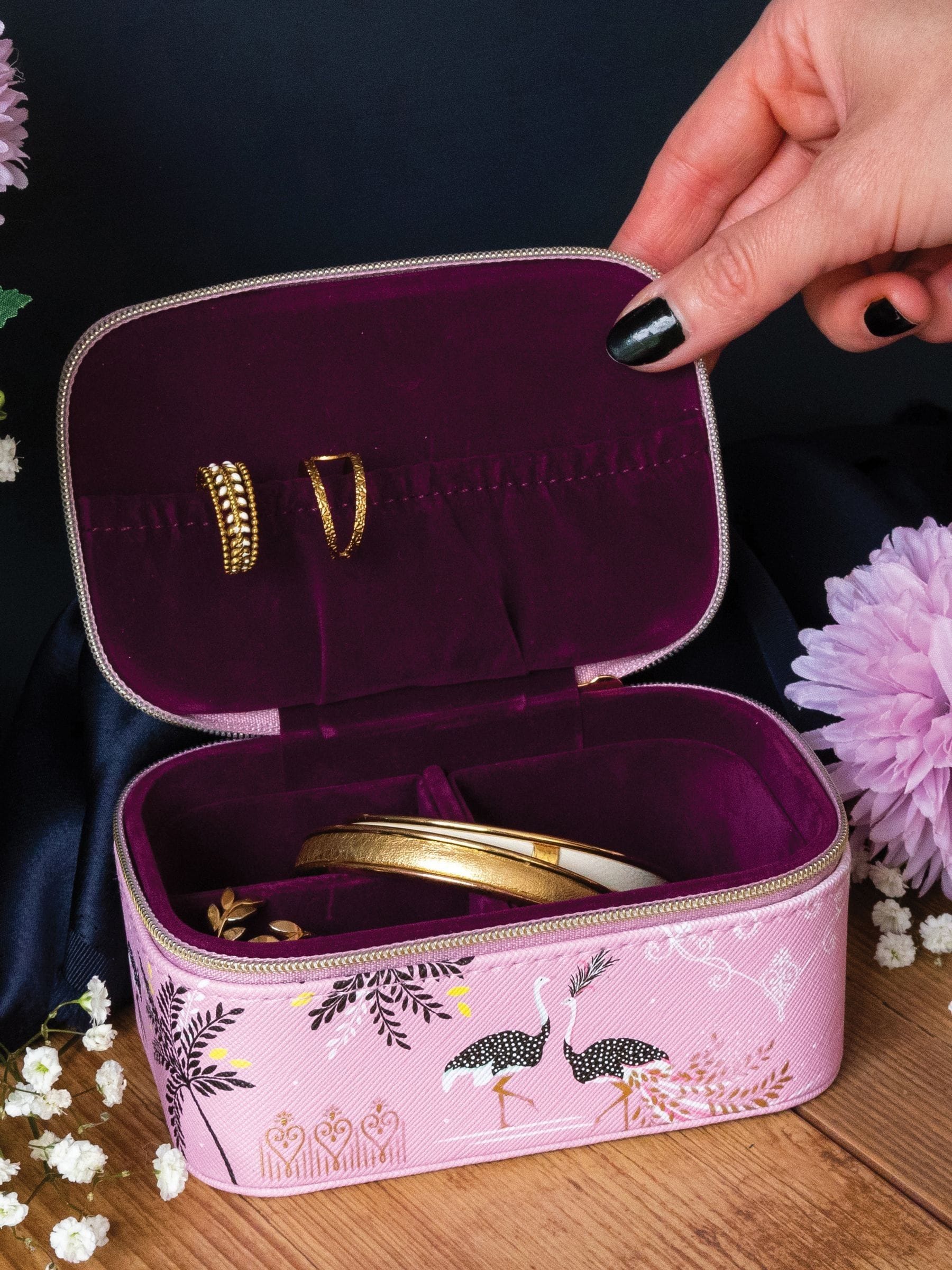 Sara Miller Savannah Travel Jewellery Case