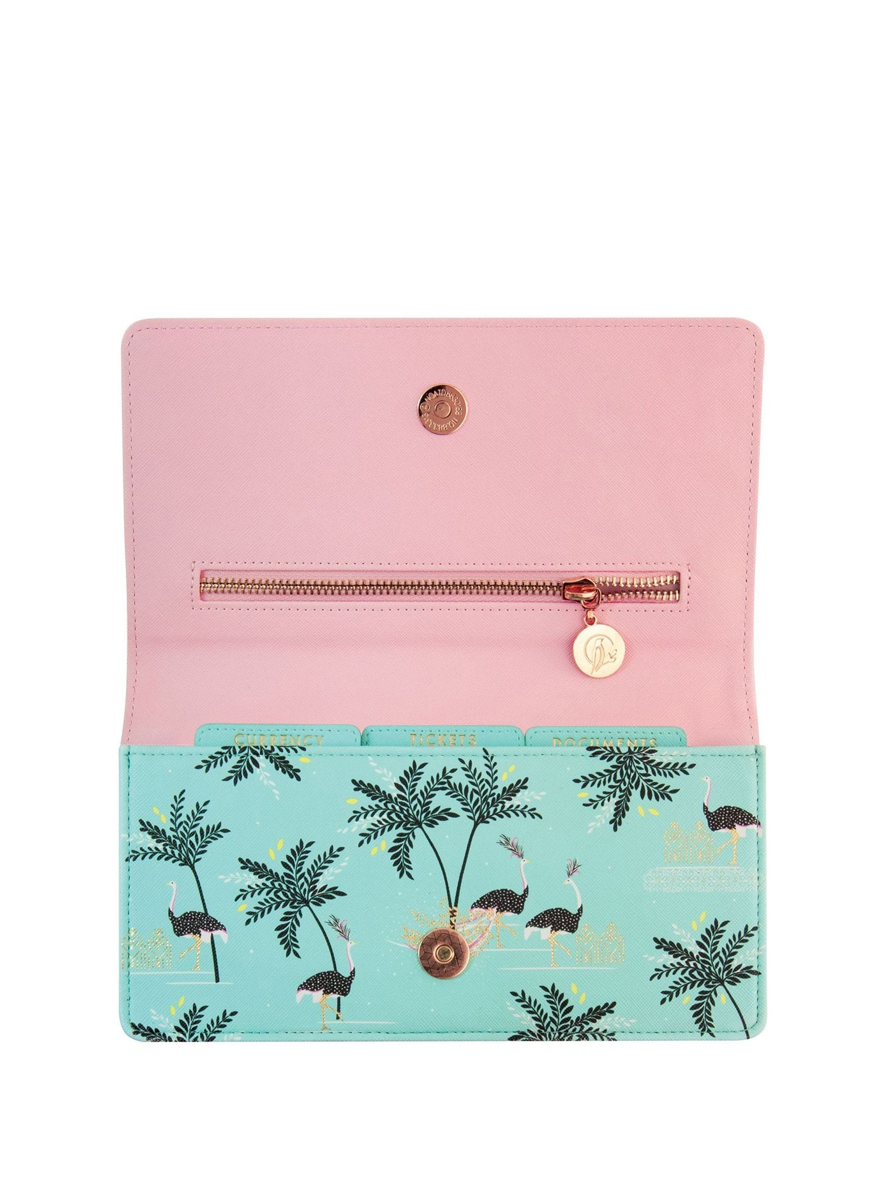 Sara Miller Savannah faux leather travel wallet, UK version