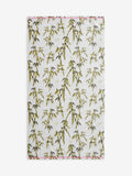 Rockett St George green bamboo printed towel, imported from the UK