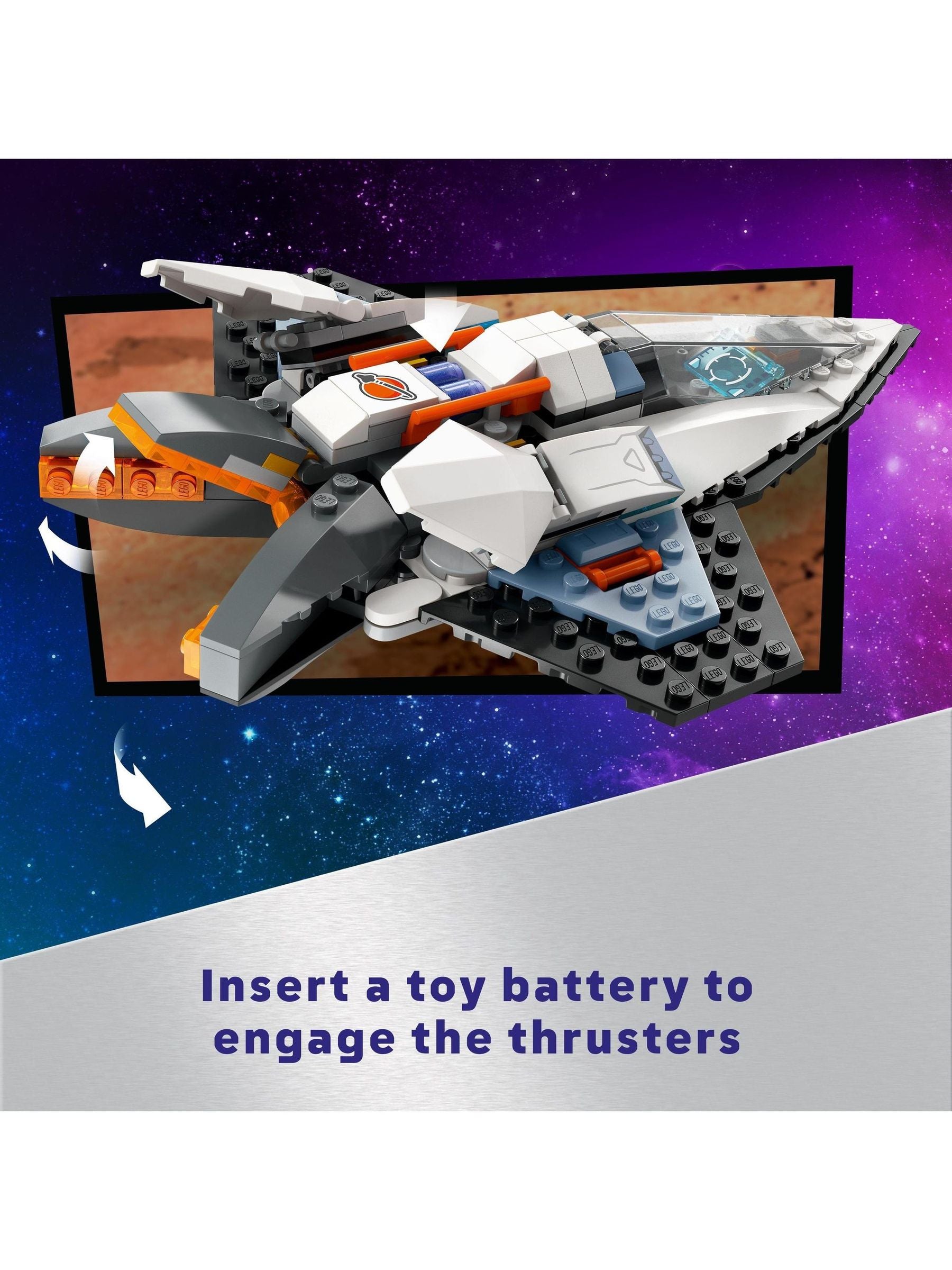 LEGO Interstellar Spaceship 60430 building toy for kids, imported from the UK