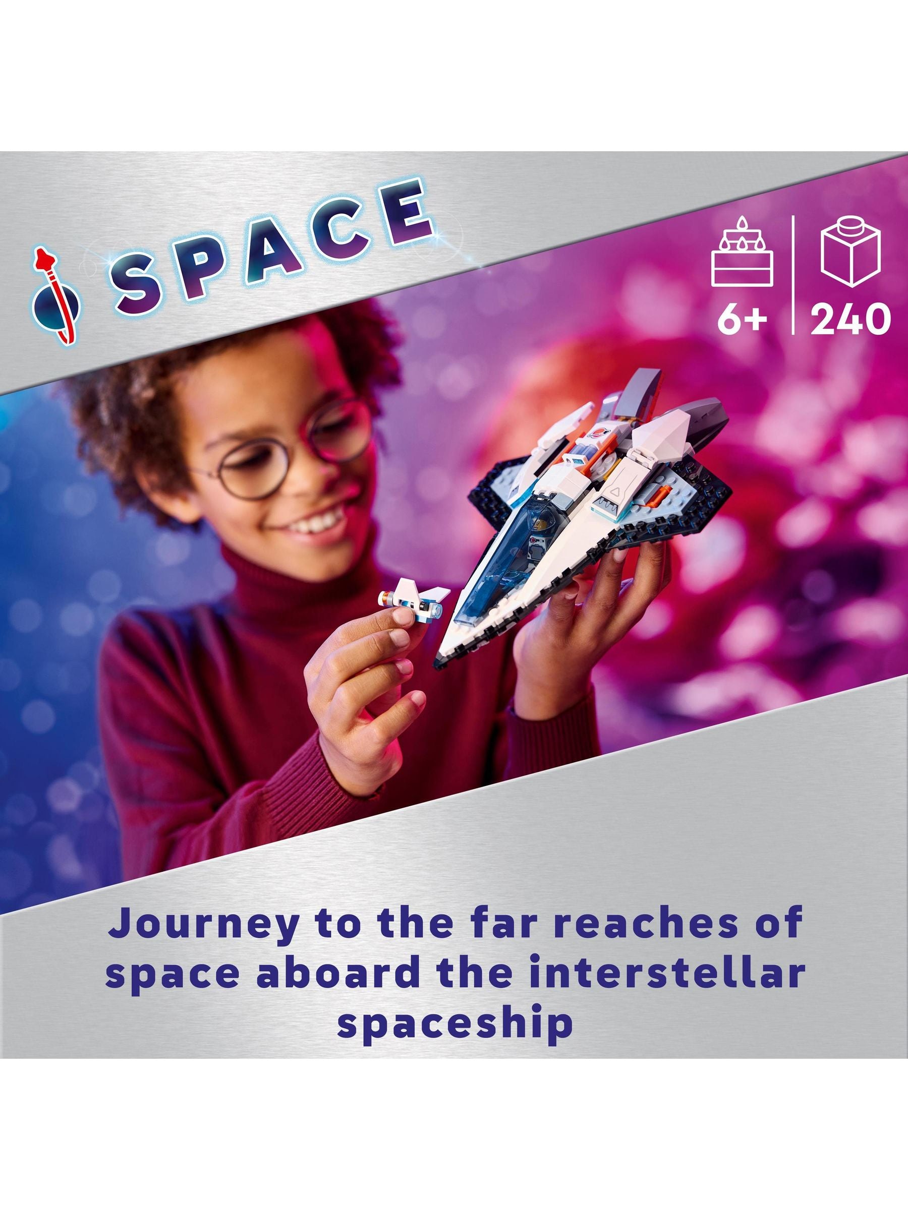 LEGO Interstellar Spaceship 60430 building toy for kids, imported from the UK