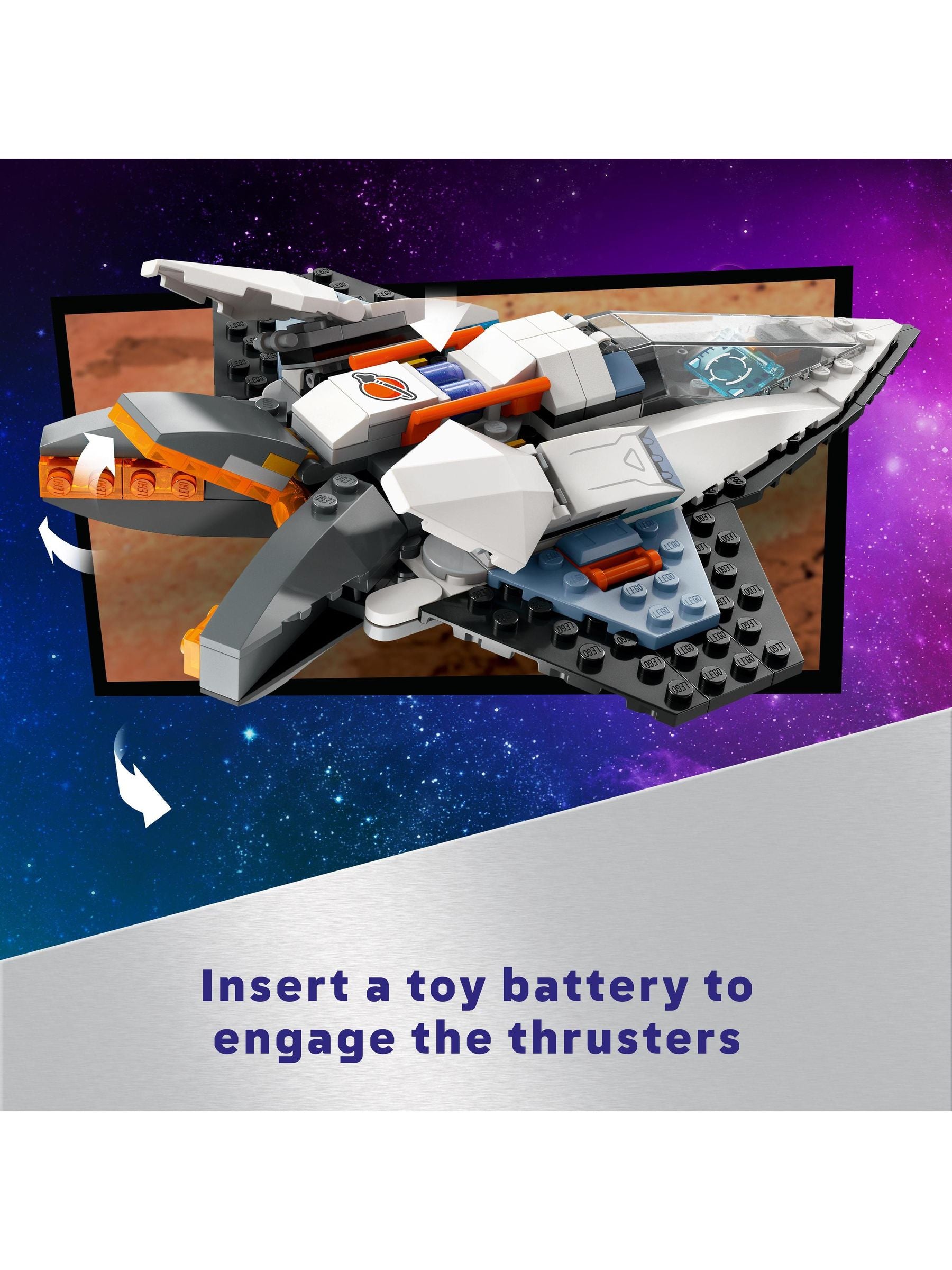 LEGO Interstellar Spaceship 60430 building toy for kids, imported from the UK