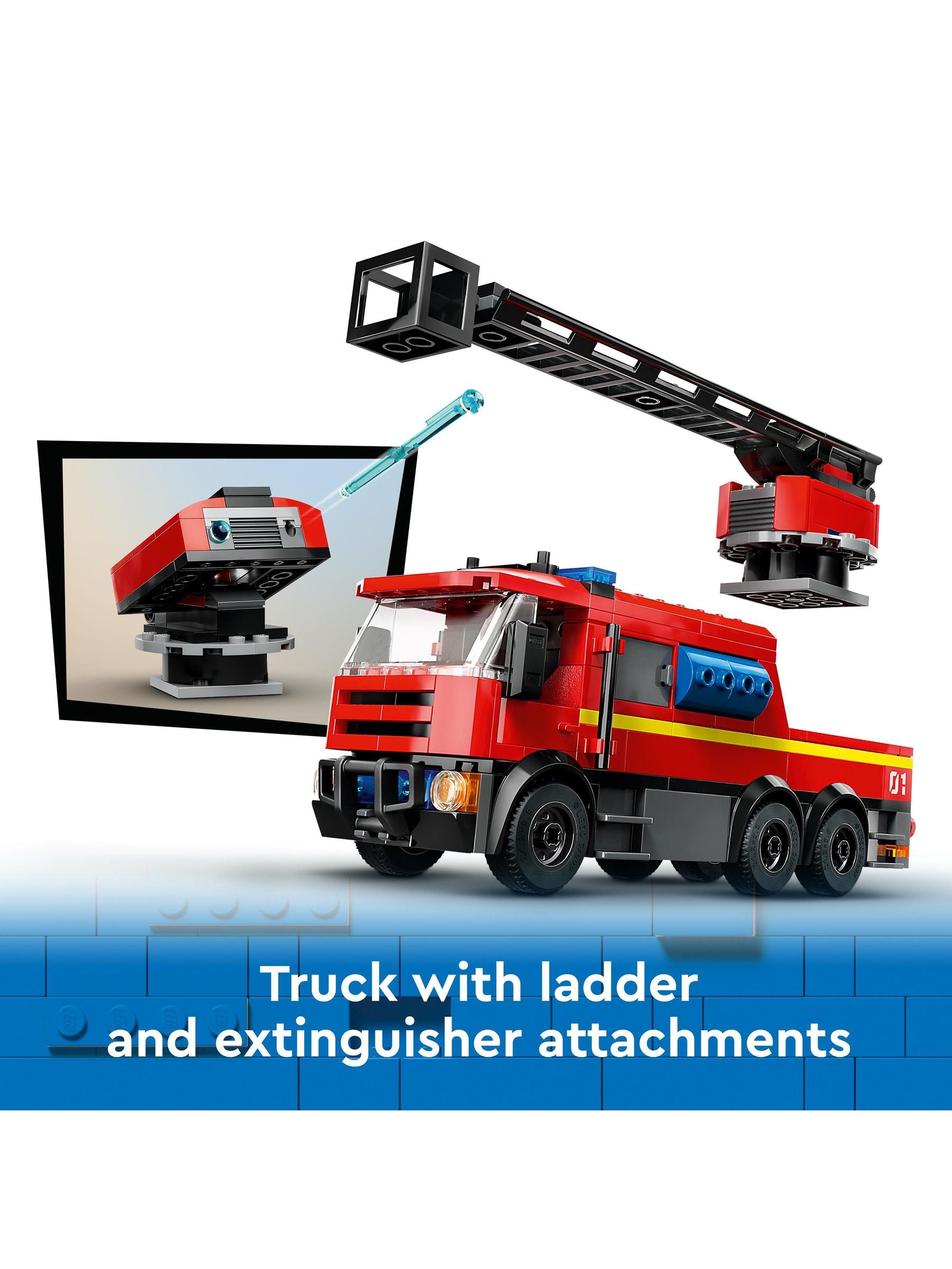 LEGO City Fire Station playset 60414, imported from the UK