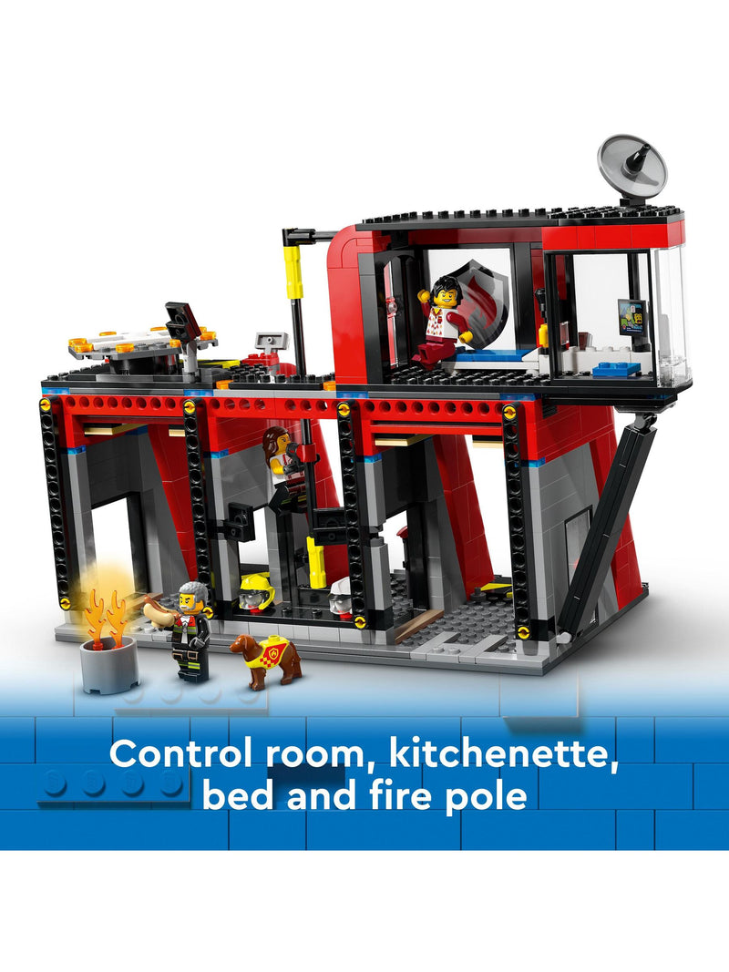 LEGO City Fire Station playset 60414, imported from the UK
