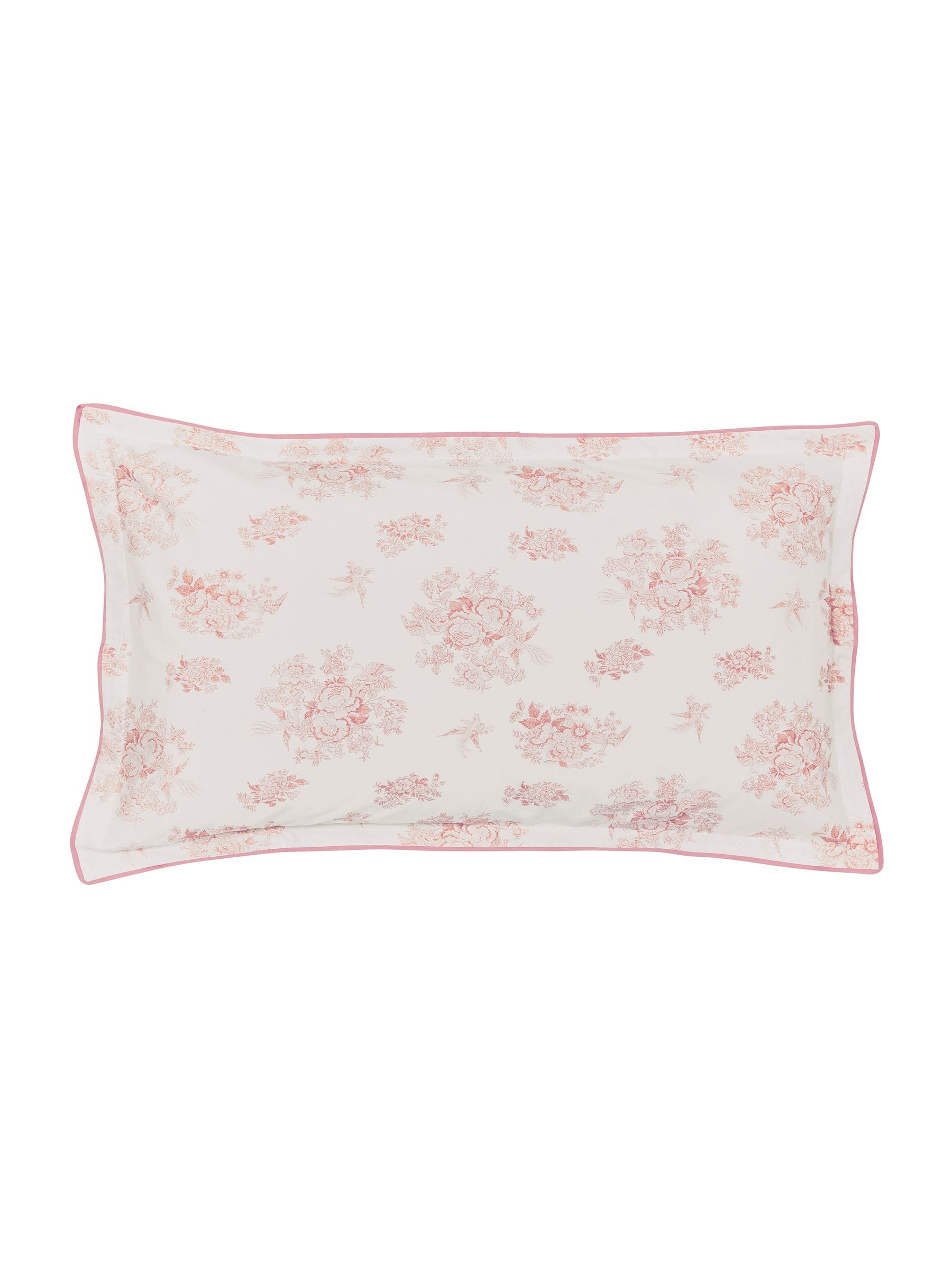 Burleigh X Bedeck Of Belfast Pink Asiatic Pheasants duvet cover and pillowcase set - British product