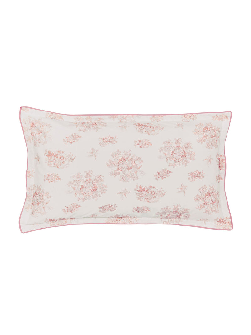 Burleigh X Bedeck Of Belfast Pink Asiatic Pheasants duvet cover and pillowcase set - British product