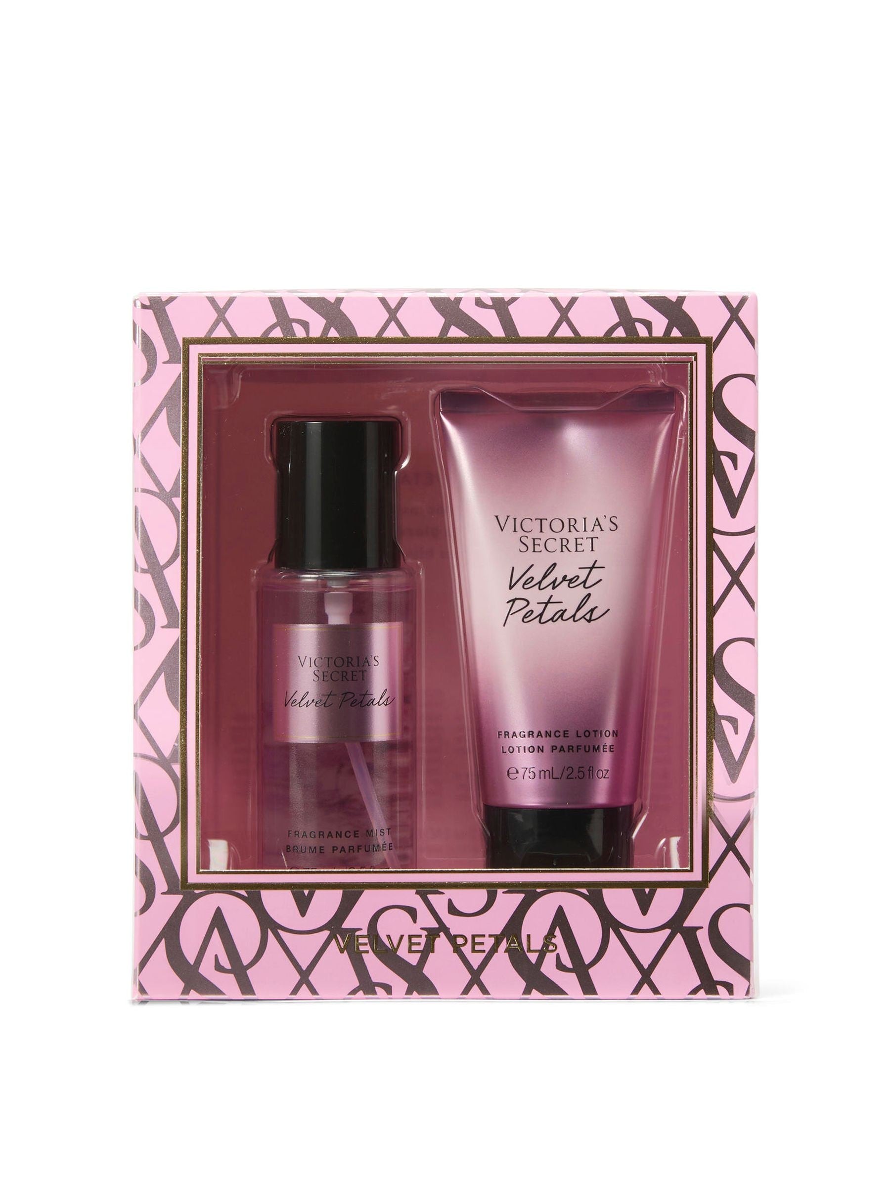 Victoria's Secret Velvet Petals 2 Piece Body Mist and Lotion Gift Set