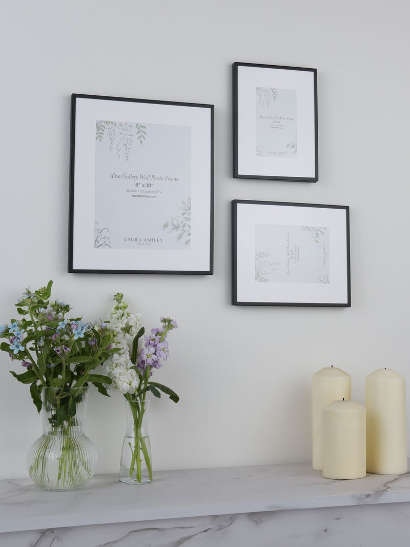 Set of 3 Gold-Effect Photo Frames with Mounts