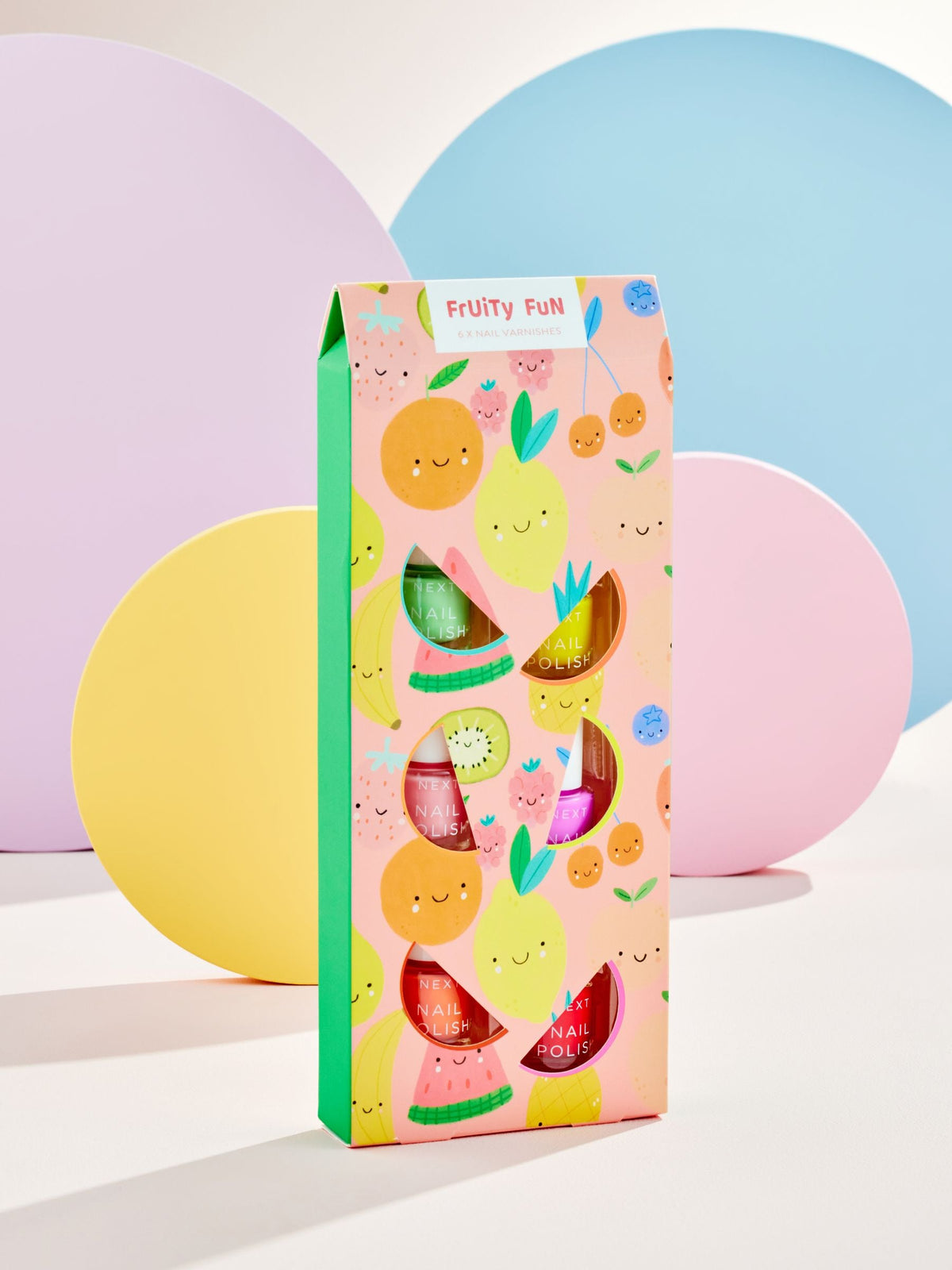 Set of 6 Kids Fruity Water Based Nail Polish