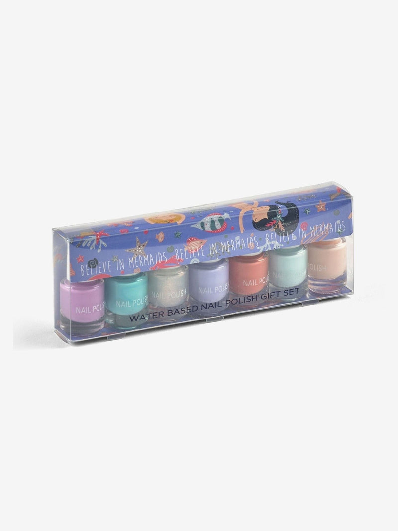 Mermaid nail polish gift set 7 colours, UK version