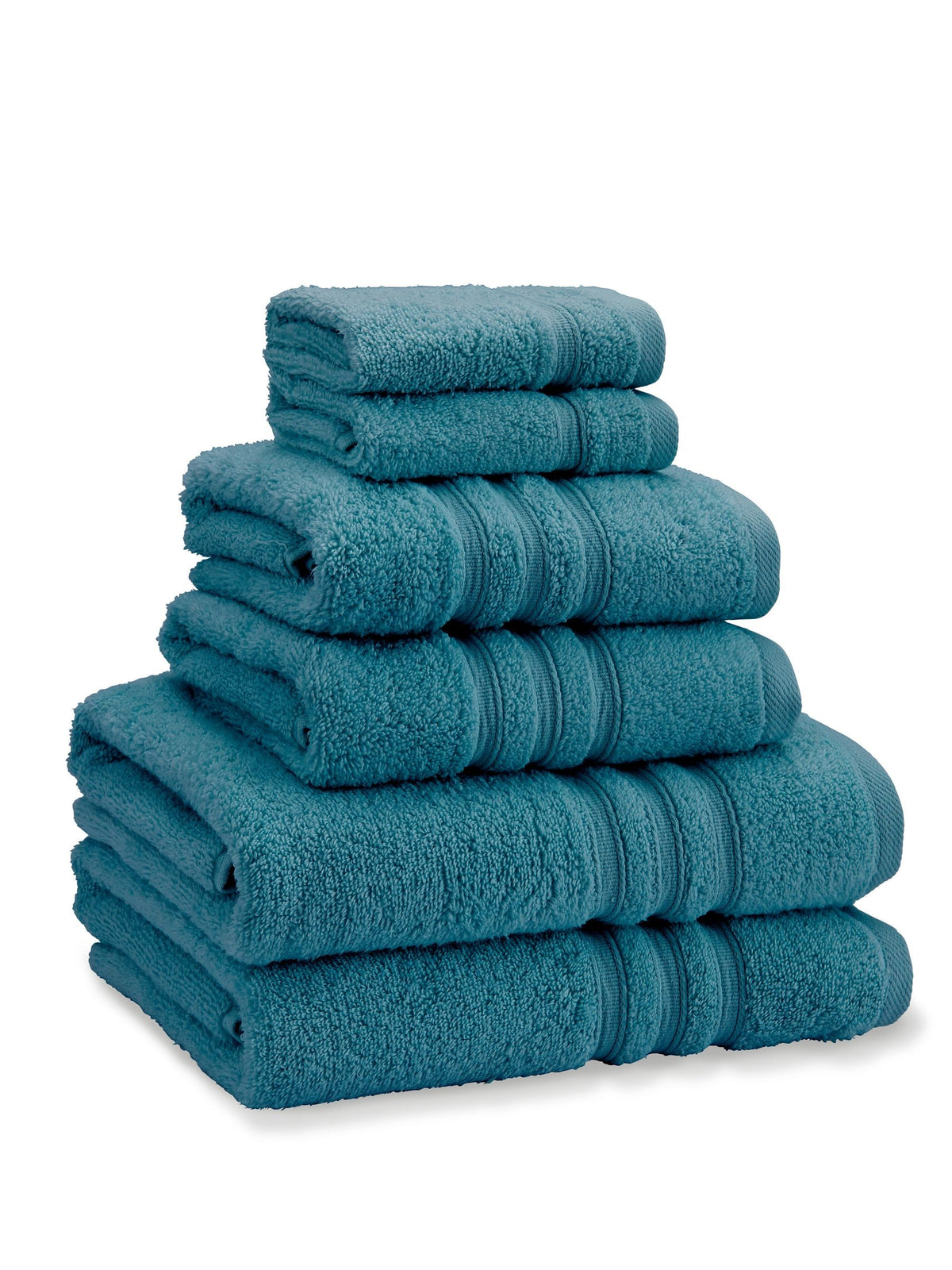 Catherine Lansfield charcoal grey zero twist cotton towel set, UK version