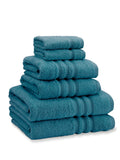Catherine Lansfield charcoal grey zero twist cotton towel set, UK version