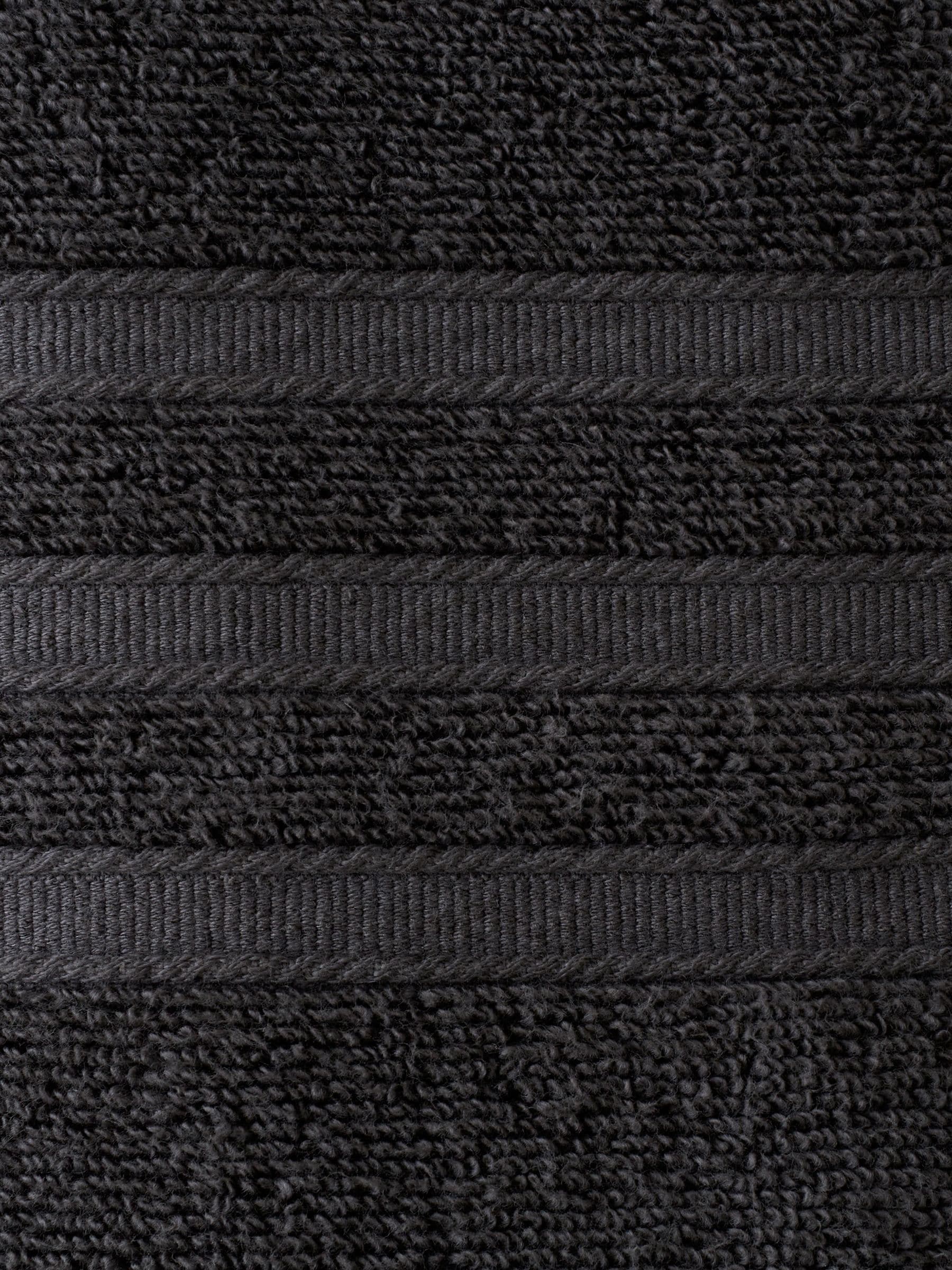 Catherine Lansfield charcoal grey zero twist cotton towel set, UK version