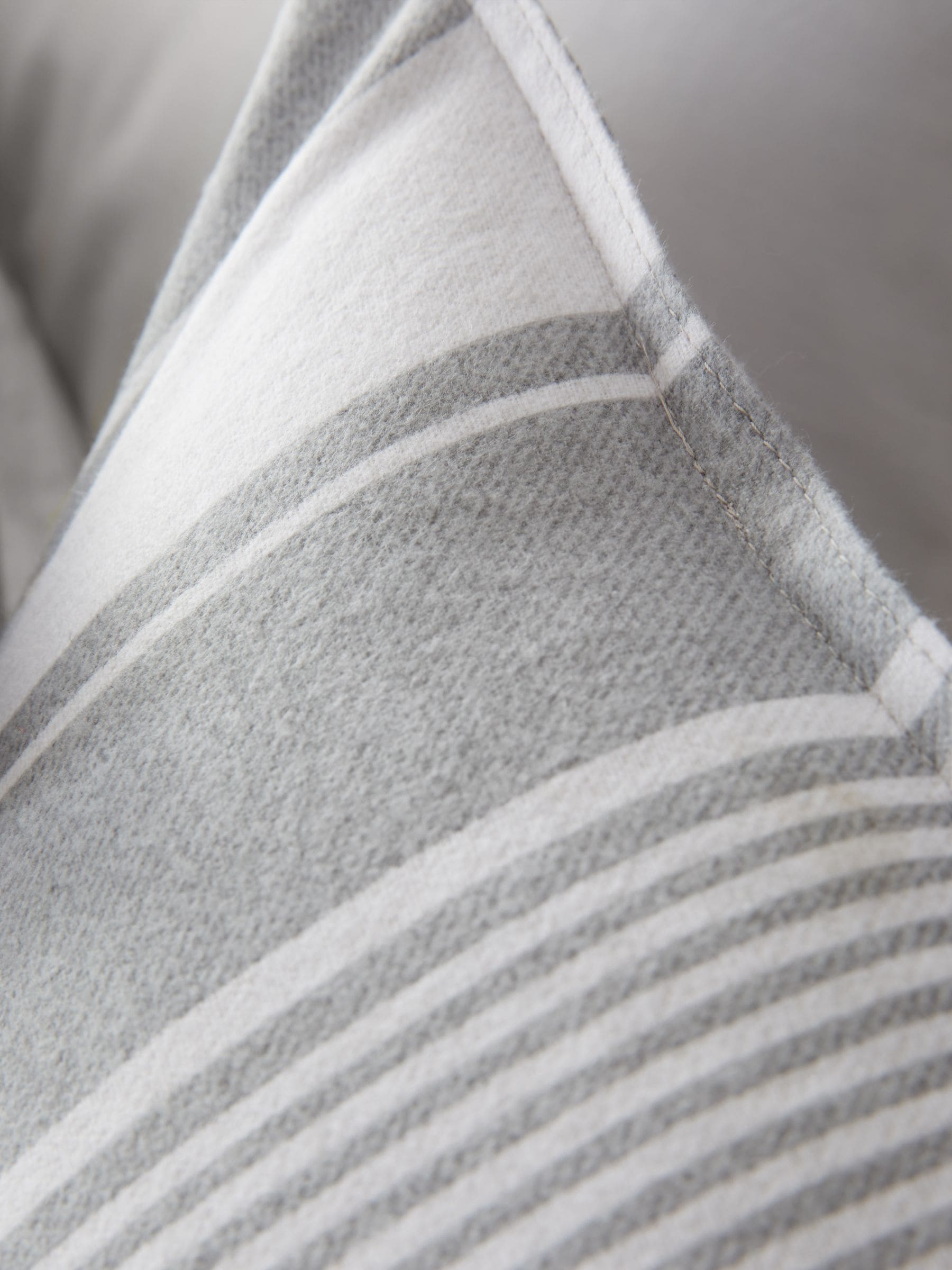 Bianca silver grey duvet cover set - British product
