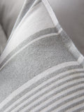 Bianca silver grey duvet cover set - British product