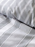 Bianca silver grey duvet cover set - British product