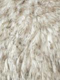 Catherine Lansfield silver grey faux fur cushion 45x45cm - British product