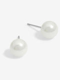 Simply Silver Sterling Silver Tone 925 Pearl Stud 8mm Earrings