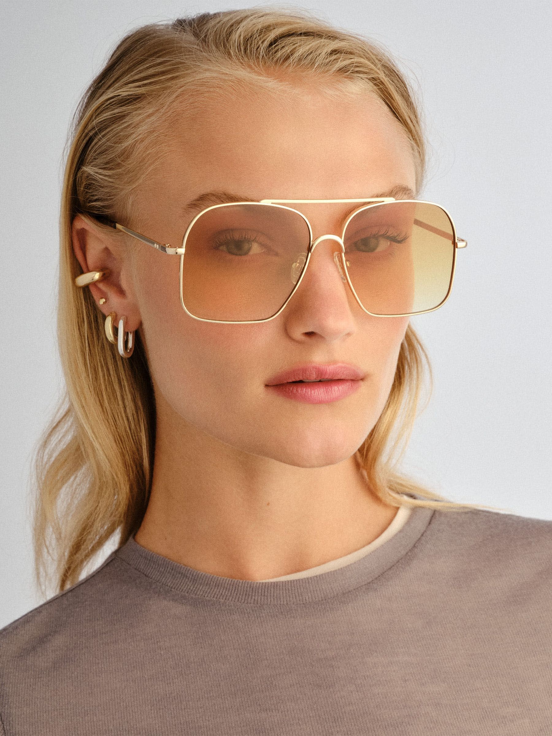 Le Specs Gold Civelle sunglasses, UK version