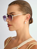 Le Specs Gold Diametric II sunglasses, imported from the UK