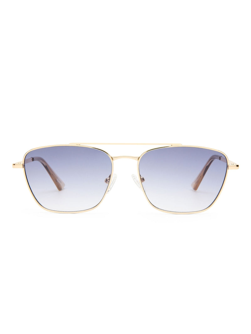 Le Specs Gold Diametric II sunglasses, imported from the UK