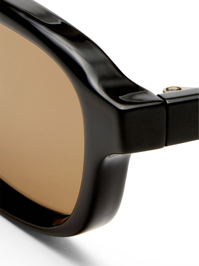 Le Specs Black Honey Pot sunglasses (British brand)