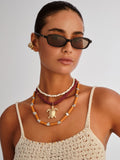 Le Specs Brown Honey Pot Sunglasses