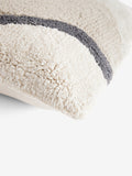 Black white abstract berber river cushion 50x50cm, UK version