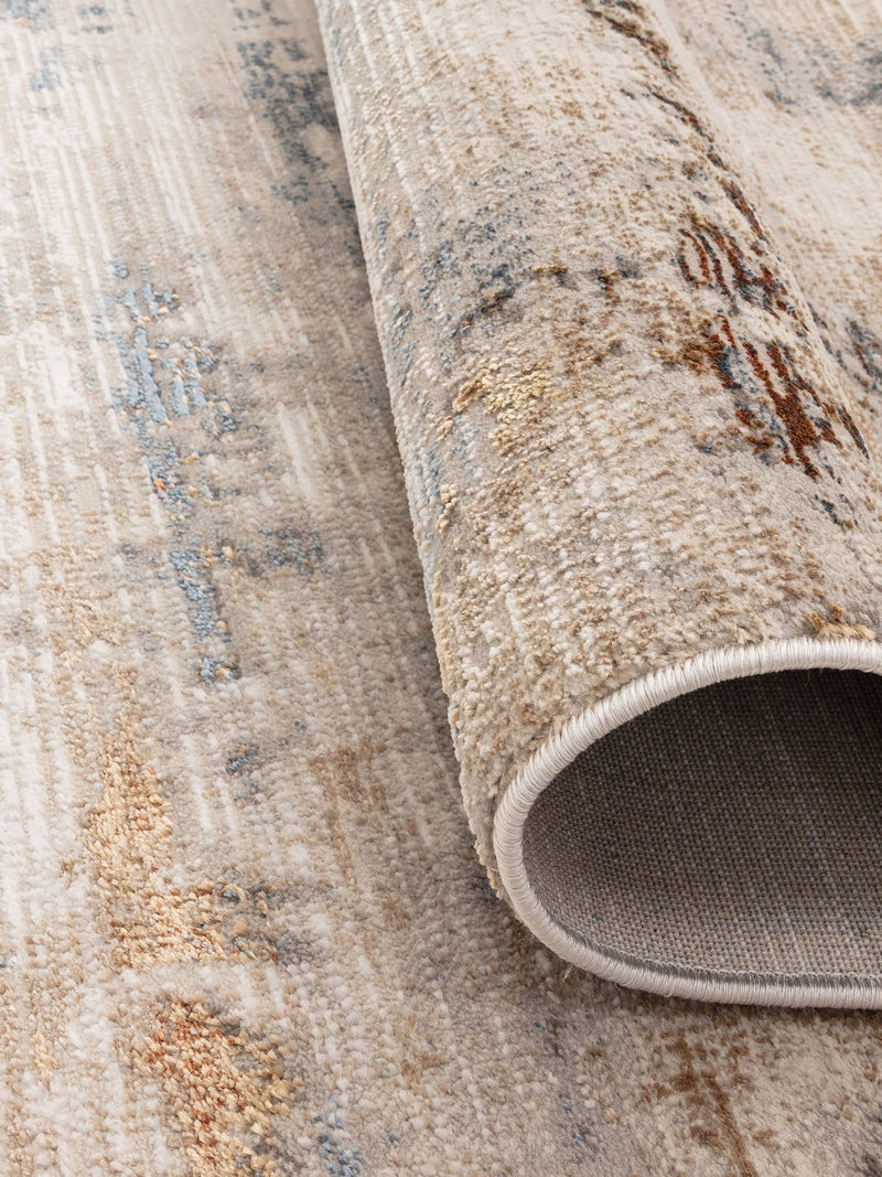 The Rug Edit Metallic Miro Mist rug with abstract pattern, UK version