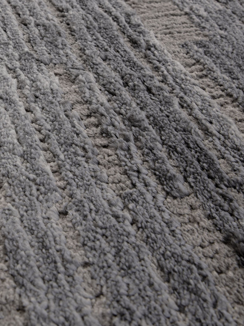 The Rug Edit Charcoal Axel Grid rug - British product