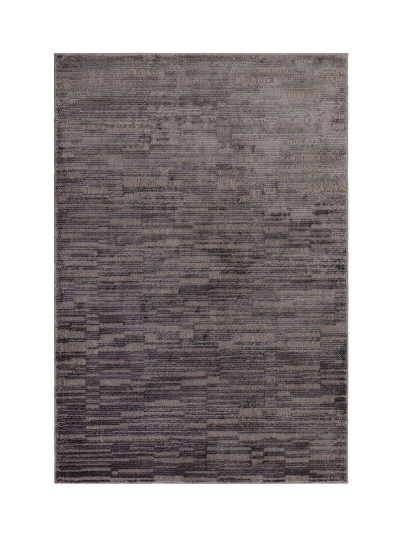The Rug Edit Charcoal Axel Grid rug - British product