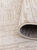 THE RUG EDIT cream Axel crosshatch rug, UK version