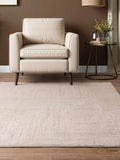 The Rug Edit Cream Axel Linear rug (British brand)