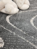 The Rug Edit Axel Wave rug in charcoal, UK version