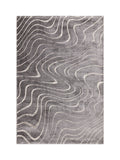 The Rug Edit Axel Wave rug in charcoal, UK version