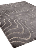 The Rug Edit Axel Wave rug in charcoal, UK version