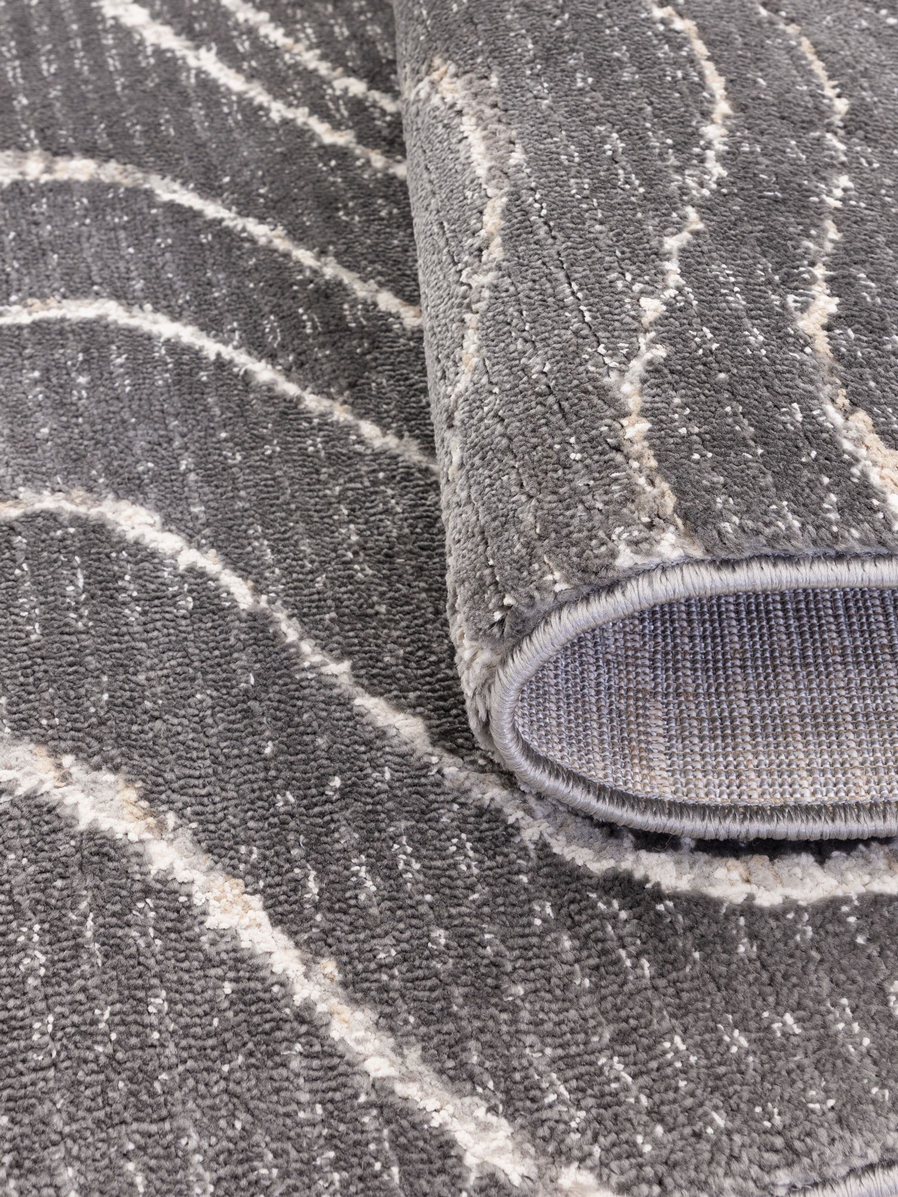The Rug Edit Axel Wave rug in charcoal, UK version